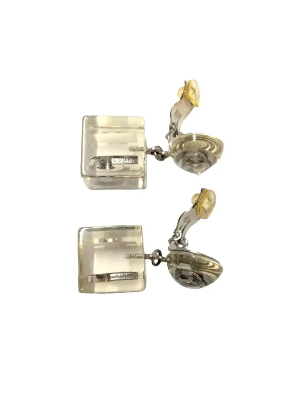 Chanel Cc Logo Clip-On Earrings #357892C75B